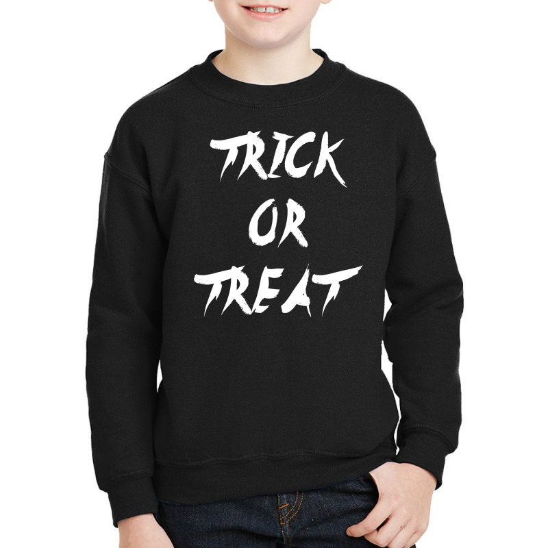 Trick Or Treat Youth Sweatshirt by ZeroToHero | Artistshot