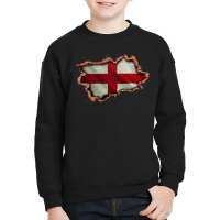 England Flag Inside Wall Youth Sweatshirt | Artistshot