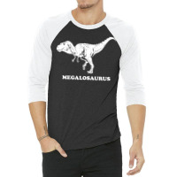 Megalosaurus Dinosaur 3/4 Sleeve Shirt | Artistshot