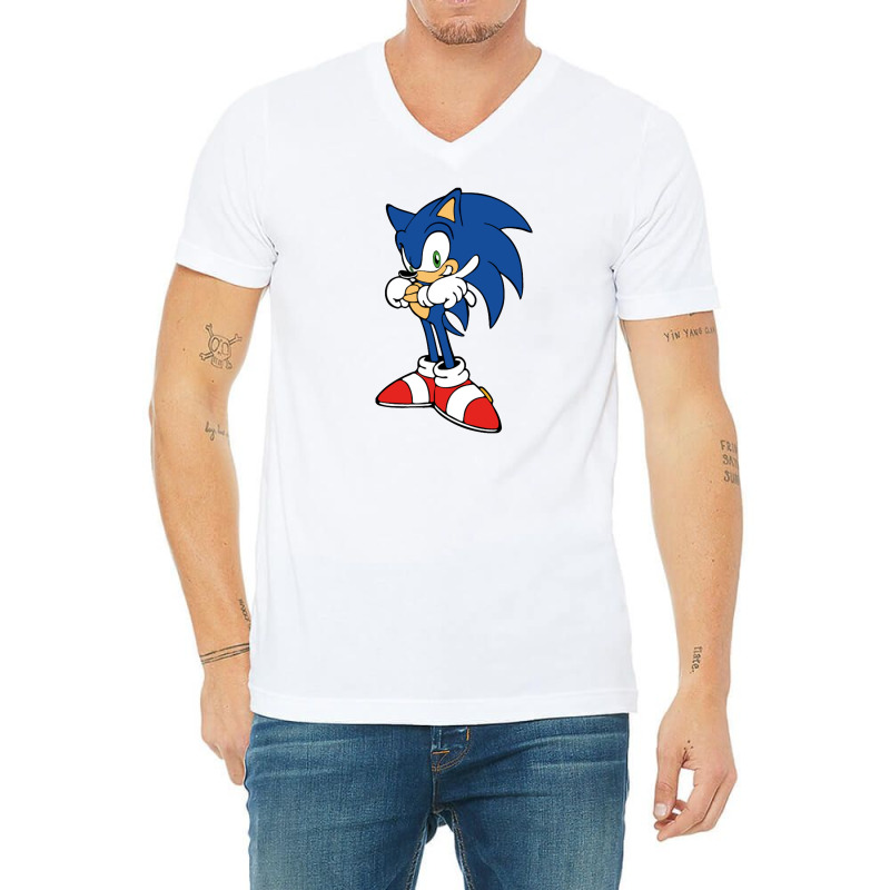 The Hedgehog V-neck Tee | Artistshot