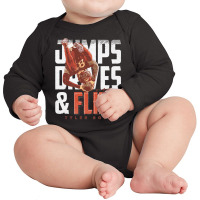 Tyler Boyd Flip Celebration Long Sleeve Baby Bodysuit | Artistshot