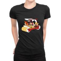 Flinstone Ladies Fitted T-shirt | Artistshot