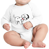 Dalmatian Long Sleeve Baby Bodysuit | Artistshot