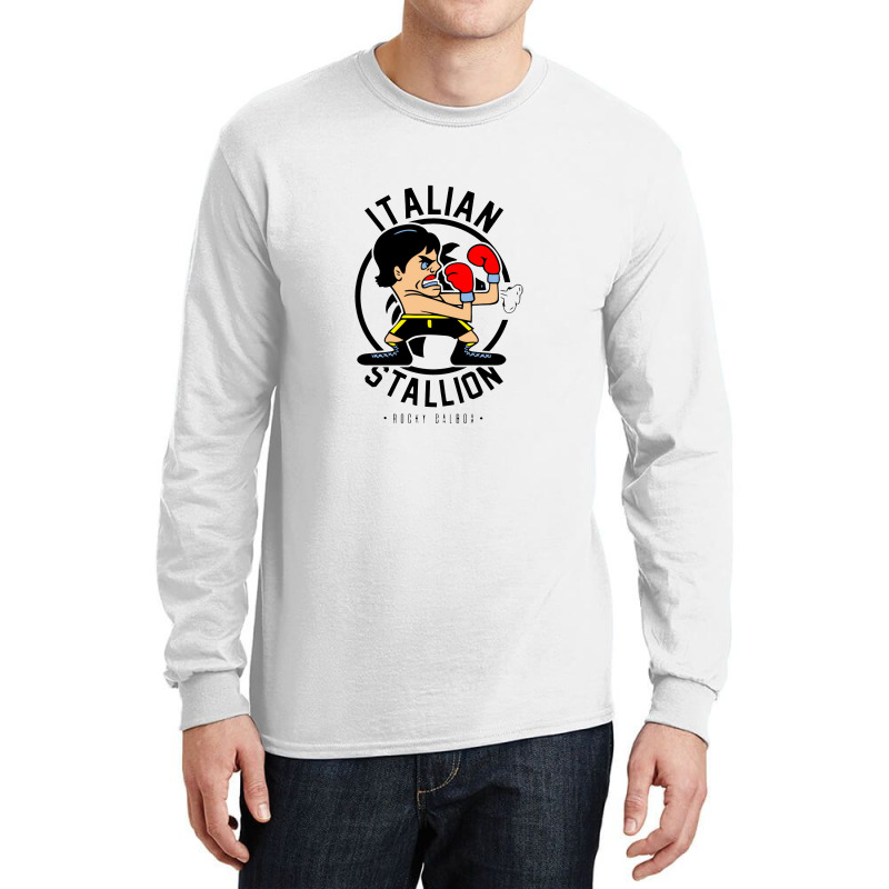 Fighting Italian Stallion Long Sleeve Shirts by kerenajun | Artistshot