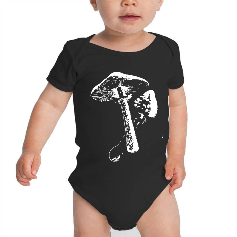 Parasol Mushrooms Baby Bodysuit by saterseim | Artistshot