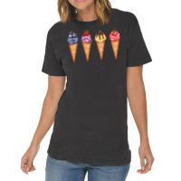 Assorted Ice Cream Cones T  Shirt Assorted Ice Cream Cones Set   Blueb Vintage T-shirt | Artistshot