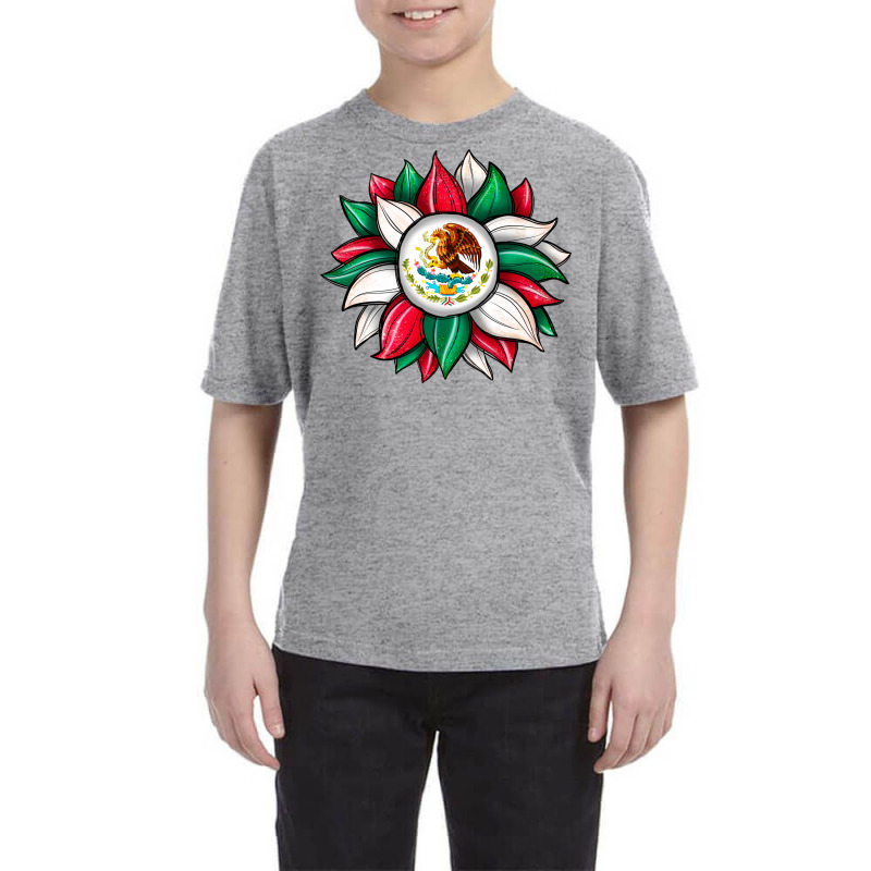 Sunflower Mexican Flag Youth Tee by JahusDesignShop | Artistshot