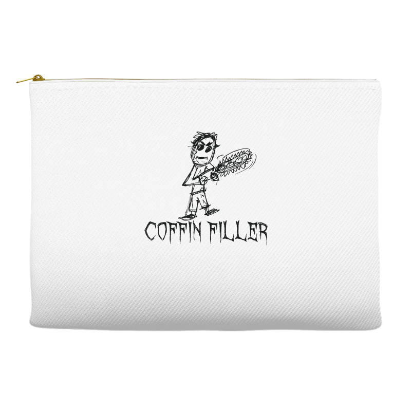 Coffin Filler Halloween Costume Word Design T Shirt Accessory Pouches | Artistshot