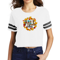 Fall Vibes Scorecard Crop Tee | Artistshot