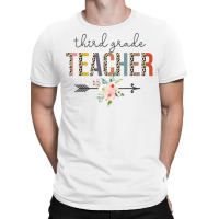 Third Grade Teacher Leopard Teacher's Day Back To School T Shirt T-shirt | Artistshot