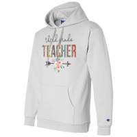 Third Grade Teacher Leopard Teacher's Day Back To School T Shirt Champion Hoodie | Artistshot