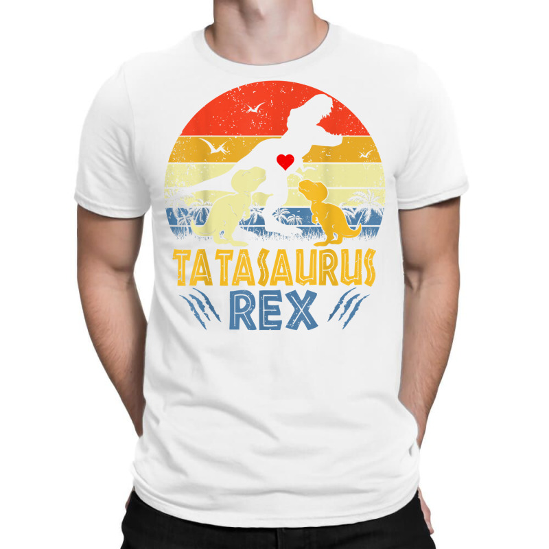 Tata Saurus T Rex Dinosaur Tata 2 Kids Family Matching T Shirt T-shirt | Artistshot