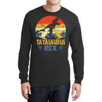 Tata Saurus T Rex Dinosaur Tata 2 Kids Family Matching T Shirt Long Sleeve Shirts | Artistshot