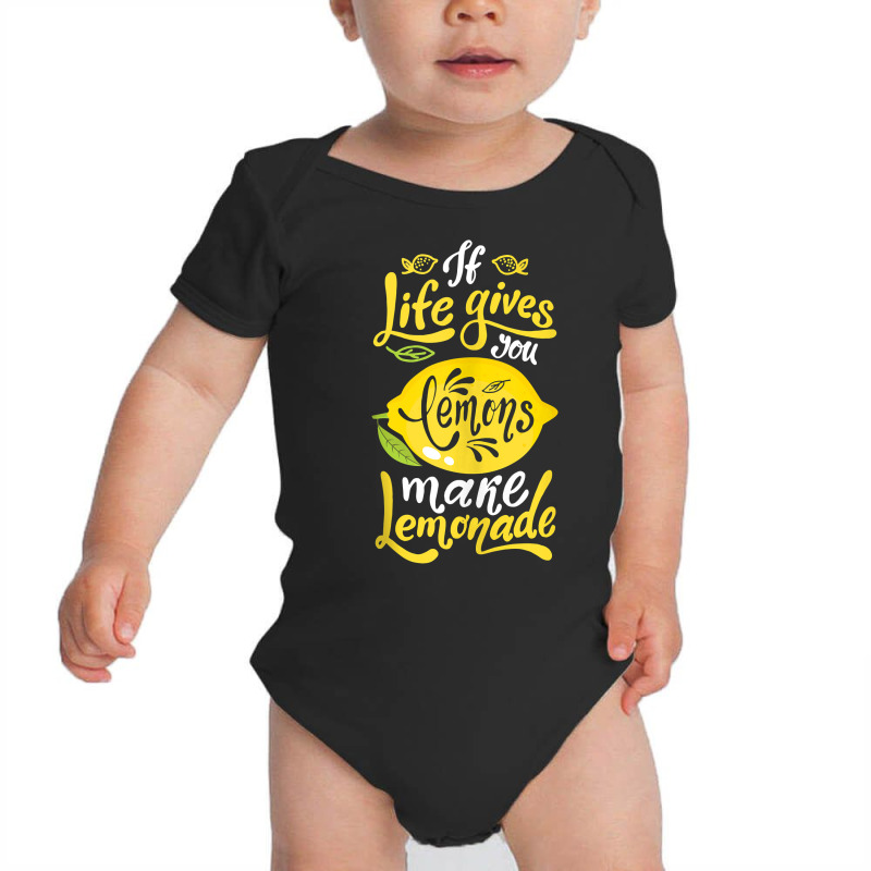 When Life Gives You Lemons Make Lemonade Gift Tank Top Baby Bodysuit by kadrienstang | Artistshot