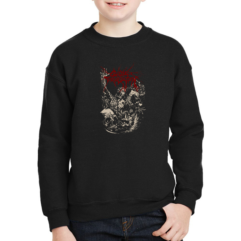 Cattle Decapitation (alone At The Landfill) Youth Sweatshirt by tahanemosi | Artistshot