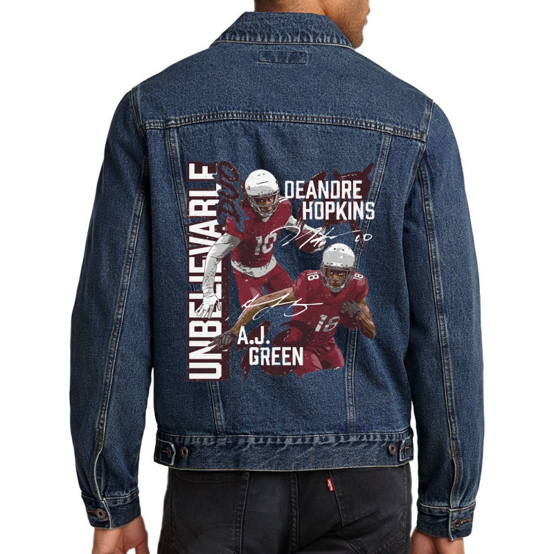 Deandre Hopkins Aj Green Unbelievable Duo Men Denim Jacket | Artistshot