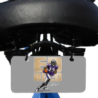 Ed Reed Bold Bicycle License Plate | Artistshot