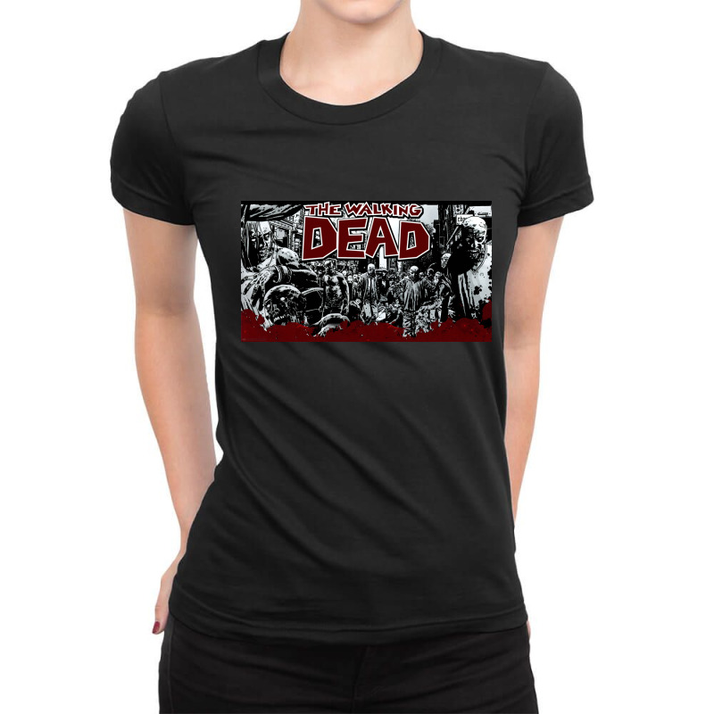 Walking Dead Ladies Fitted T-Shirt by lukma | Artistshot