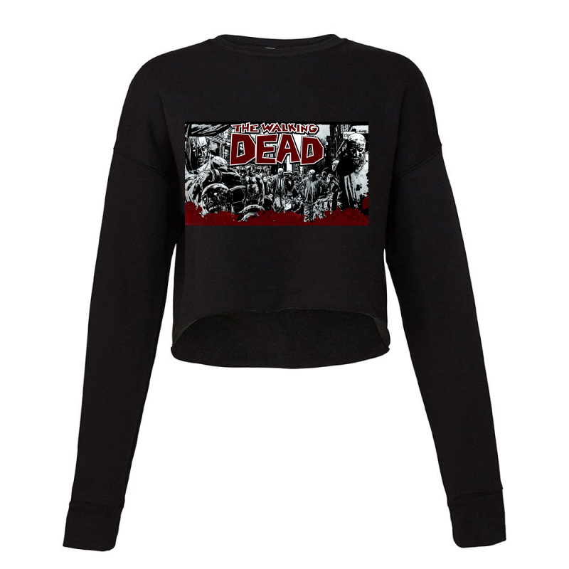 Walking Dead Cropped Sweater by lukma | Artistshot