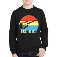 Rock The Test Guitar Vintage Youth Sweatshirt | Artistshot