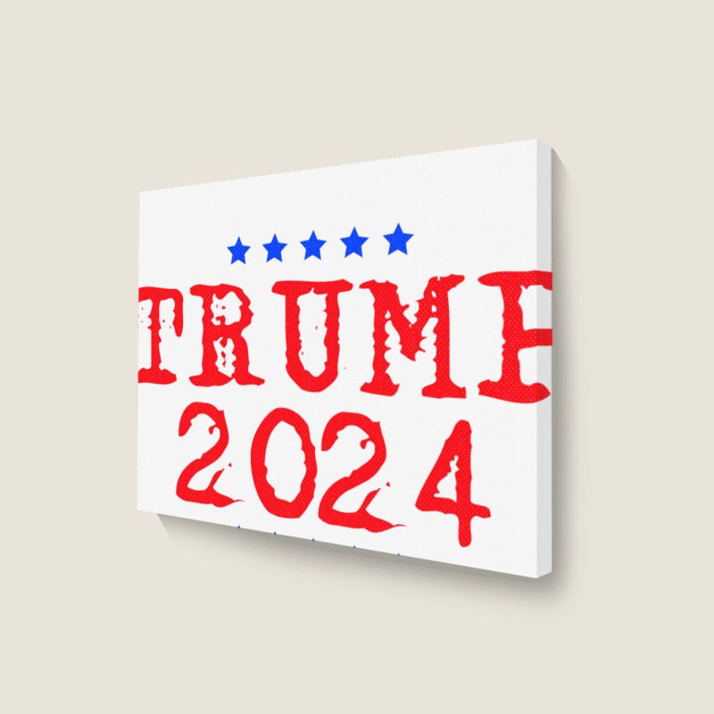 Trump 2024 Landscape Canvas Print | Artistshot