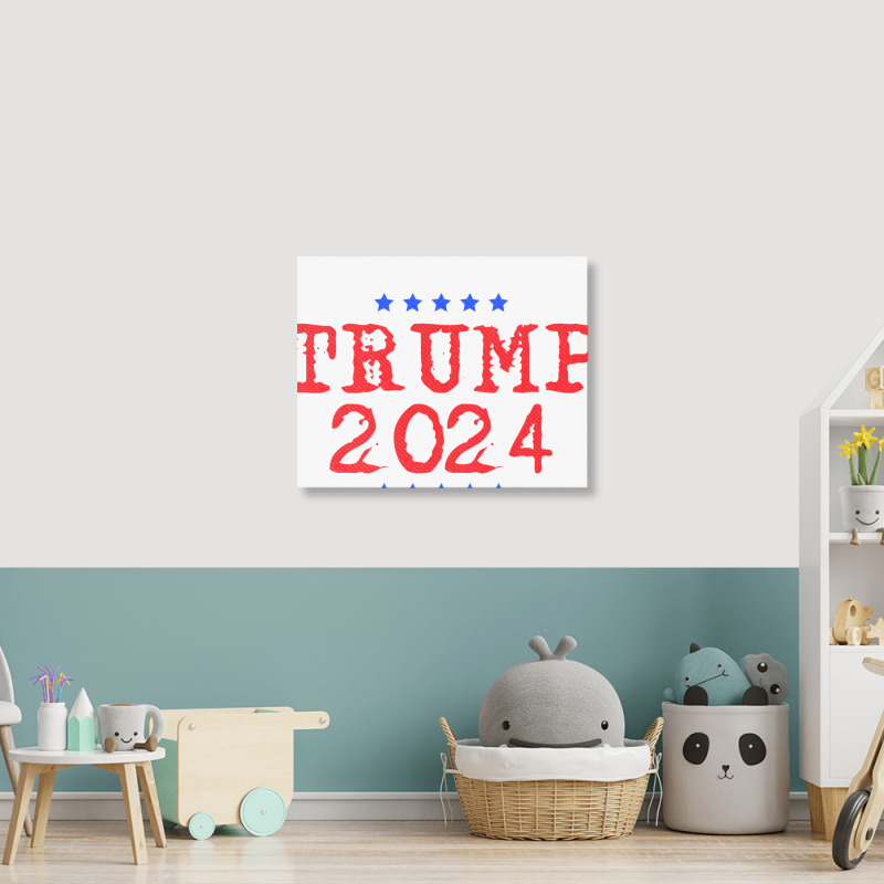 Trump 2024 Landscape Canvas Print | Artistshot