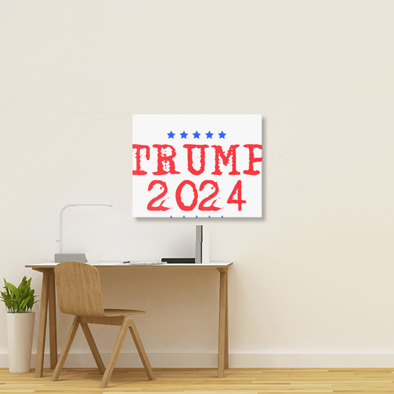 Trump 2024 Landscape Canvas Print | Artistshot