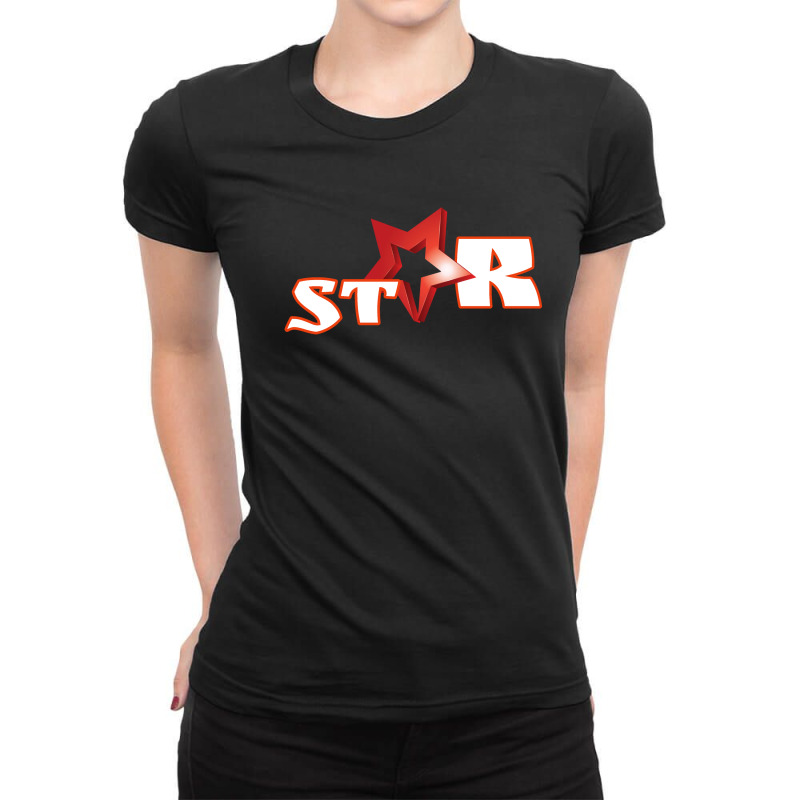 Star Ladies Fitted T-Shirt by althubich | Artistshot