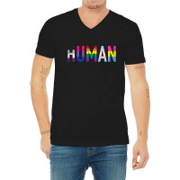 Human V-neck Tee | Artistshot