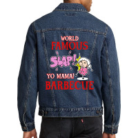 World Famous Slap Yo Mama Men Denim Jacket | Artistshot