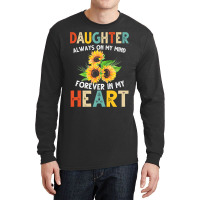 Daughter Always On My Mind Forever In My Heart For Dark Long Sleeve Shirts | Artistshot