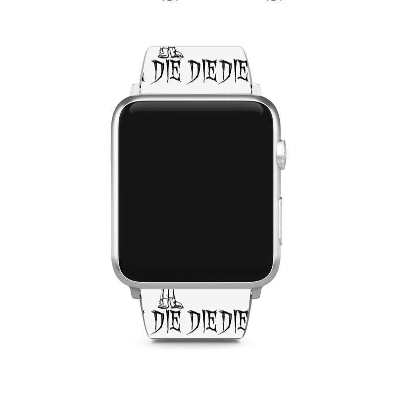 Die Die Die Halloween Costume Word Design T Shirt Apple Watch Band | Artistshot