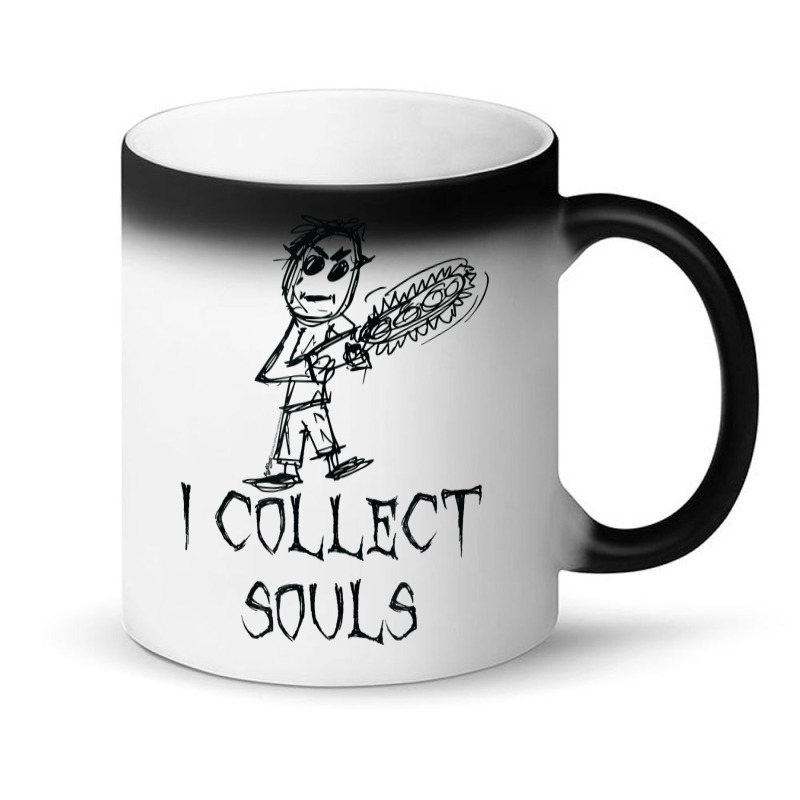 I Collect Souls Halloween Costume Word Design T Shirt Magic Mug | Artistshot