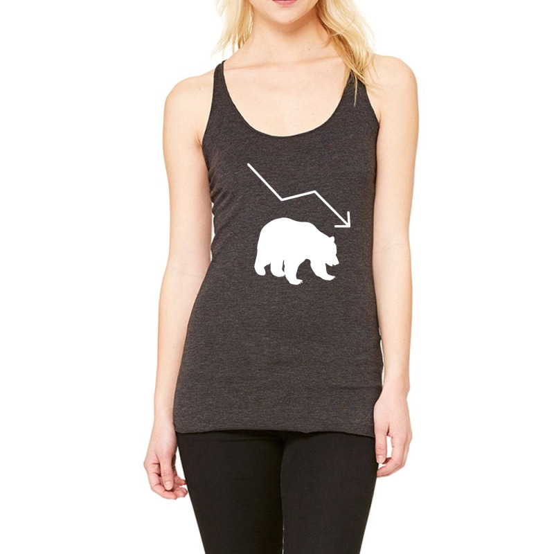 Bear Market Racerback Tank by daniellepaine | Artistshot