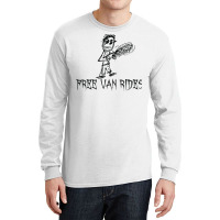 Free Van Rides Halloween Costume Word Design T Shirt Long Sleeve Shirts | Artistshot