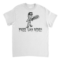 Free Van Rides Halloween Costume Word Design T Shirt Classic T-shirt | Artistshot