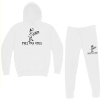 Free Van Rides Halloween Costume Word Design T Shirt Hoodie & Jogger Set | Artistshot