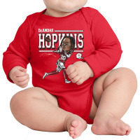 Deandre Hopkins Cartoon Long Sleeve Baby Bodysuit | Artistshot