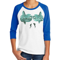 Moonfish T  Shirt Moonfish Lovers T  Shirt Youth 3/4 Sleeve | Artistshot