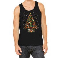 Chicken Roster Chicken Lover Xmas Roster Christmas Tree 25 Hen Chick Tank Top | Artistshot