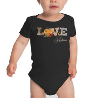 Autumn Season T  Shirt Love Autumn Patchwork T  Shirt Baby Bodysuit | Artistshot