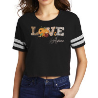 Autumn Season T  Shirt Love Autumn Patchwork T  Shirt Scorecard Crop Tee | Artistshot