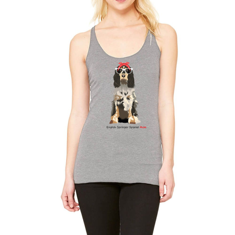 English Springer Spaniel Mom Retro Mothers Day Racerback Tank | Artistshot