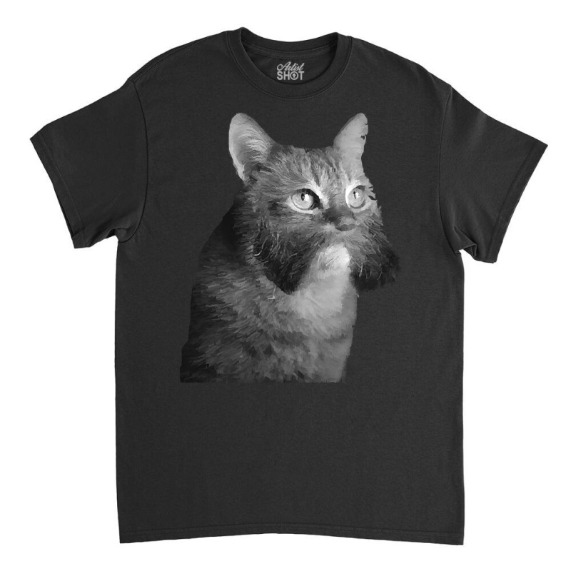 Cat With Sideburns T Shirtcat With Sideburns T Shirt (1) Classic T-shirt by martyprosacco868 | Artistshot