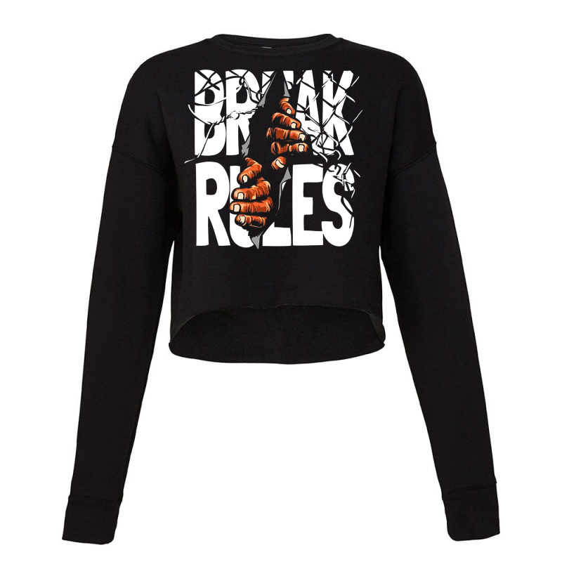 #break Rules Cropped Sweater | Artistshot