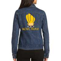 Woah Mama Ladies Denim Jacket | Artistshot