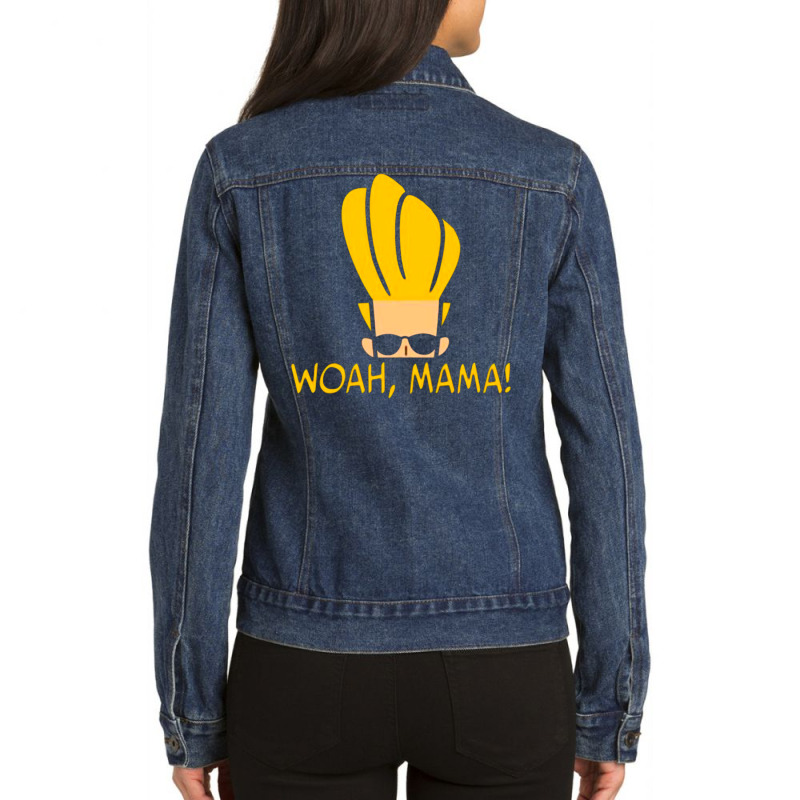 Woah Mama Ladies Denim Jacket | Artistshot