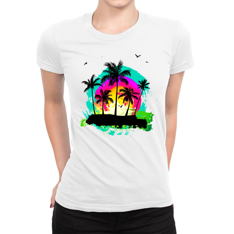 The Island Ladies Fitted T-shirt | Artistshot