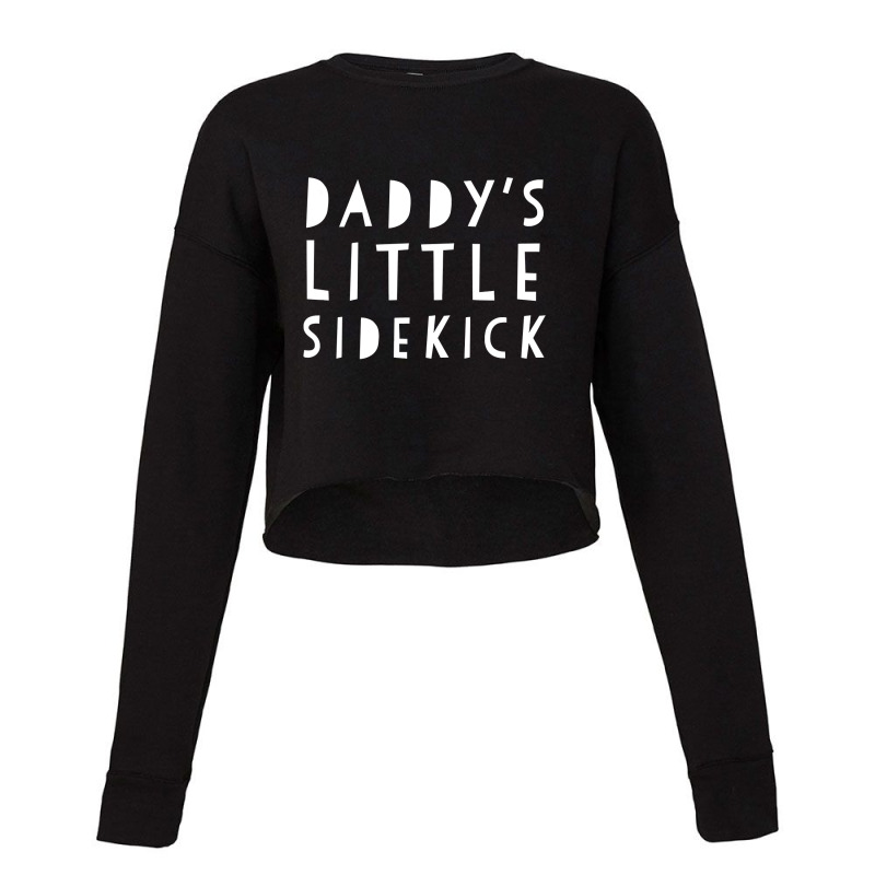 Father's Day  For Kid Boys And Girls Daddys Sidekick Cropped Sweater by Binhthai9809 | Artistshot