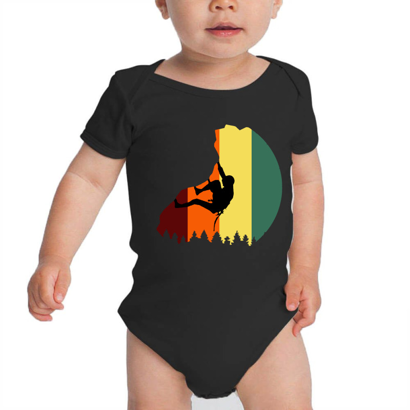 Boulder Mountaineer Climber Baby Bodysuit | Artistshot